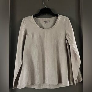 FLAX Women's Wheat Long Sleeve Top…NWOT…Size P